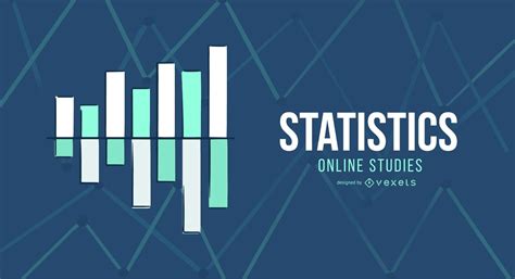 statistics  studies cover design vector