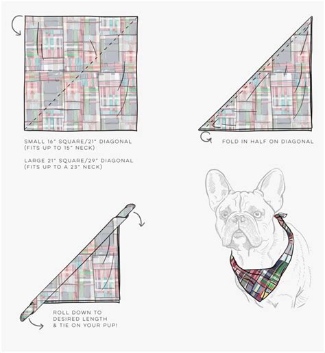 tie  dog bandana template hd png  kindpng