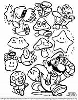 Mario Coloring Super Brothers Pages Color Online Book Develop Skills Motor Fun Help Only But sketch template