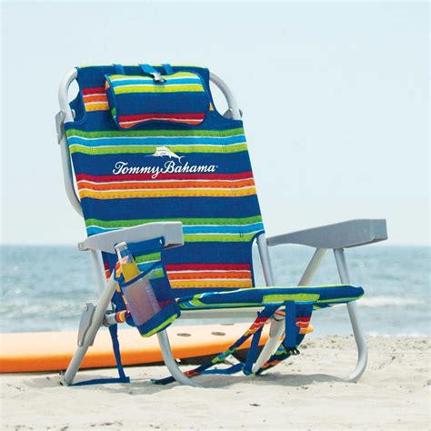 tommy bahama  position green stripe beach chair walmartcom