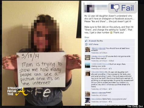 facebook fail mom s quest to publicly shame daughter backfires online