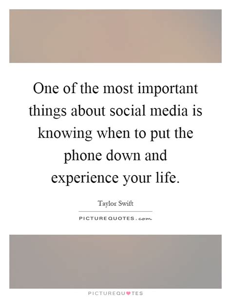 One Of The Most Important Things About Social Media Is