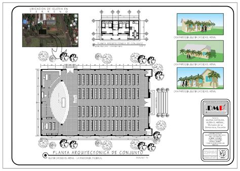 multi purpose church building plans  design cadbull