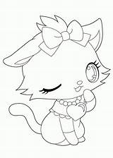 Coloring Pages Anime Animals Popular sketch template