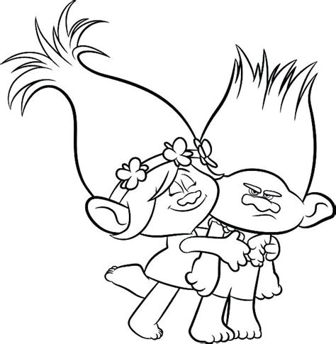 trolls coloring pages  printable coloring pages  kids