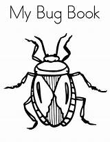 Coloring Pages Beetle Bug Book Color sketch template