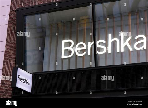 bershka logo high resolution stock photography  images alamy