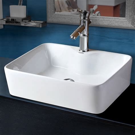 shop rectangle ceramic wash basin white  wholesales direct