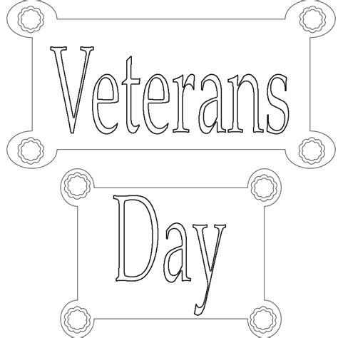 veterans day coloring pages printable  coloring pages