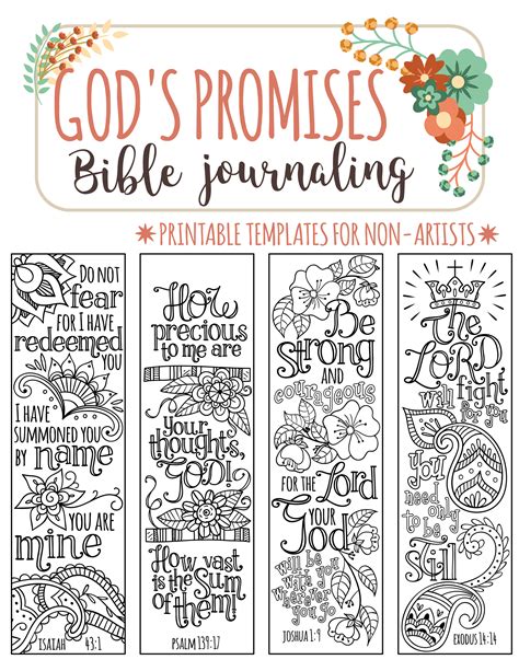 printable bible bookmarks templates