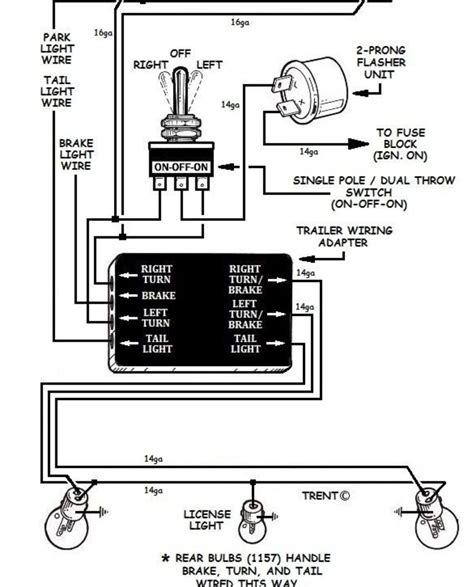 ford turn signal switch wiring diagram colorin