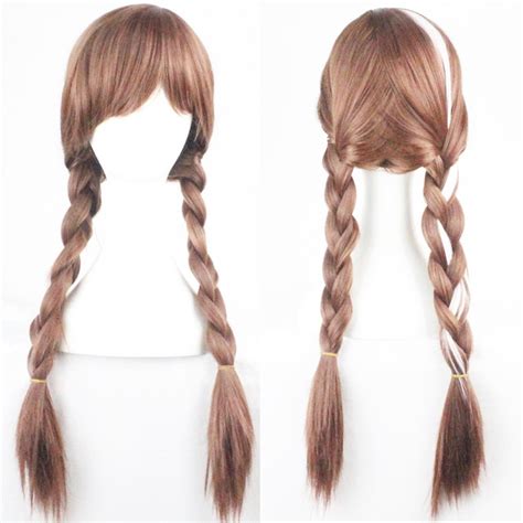 brown anna synthetic braid full lace wig sex products