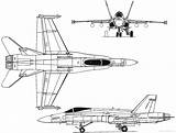 Hornet 18 Douglas Mcdonnell Sketch Blueprints Aircraft 18a Drawing 18c Usa Blueprint Fighter Dimensions Draw Three Gif Plane Blueprintbox F18 sketch template