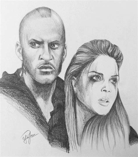 the 100 fanart — lincoln and octavia by severyanka96 support the the 100 pinterest