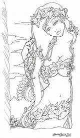 Mother Coloring Pages Earth Adult Painting Lineart Deviantart Drawings Line Sheets Printable sketch template