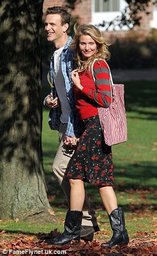 cameron diaz steps out hand in hand with jason segel days after going on a date with benicio del
