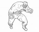 Zangief Fighter Street Character Coloring Pages Printable sketch template