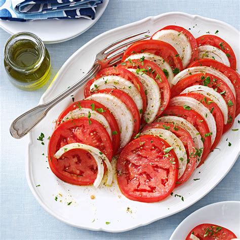 sliced tomato salad recipe taste  home