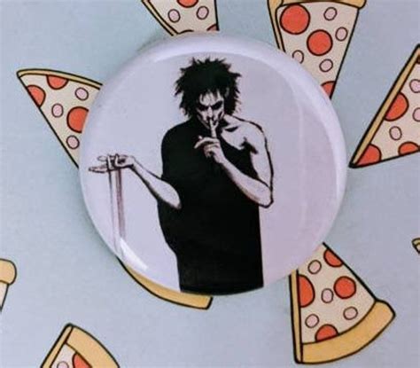 neil gaiman sandman button pins 1 25 etsy