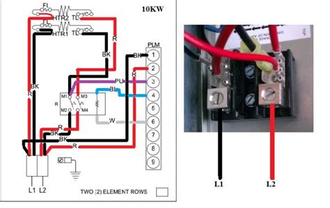 trane electric heat wiring diagram wiring digital  schematic