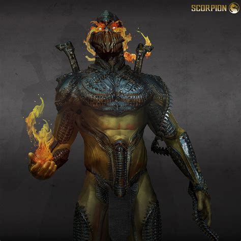 Artstation Mortal Kombat 11 Character Re Design Scorpion