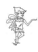 Hollow Pixie Coloring Pages Getcolorings sketch template