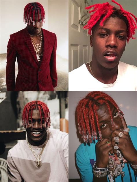 outrageously cool lil yachty red braids mens hairstyles