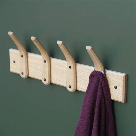 individual wooden coat hooks   home neat  organised