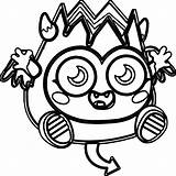 Monsters Moshi Diavlo Coloring Wecoloringpage Pages Clipartmag Drawings sketch template