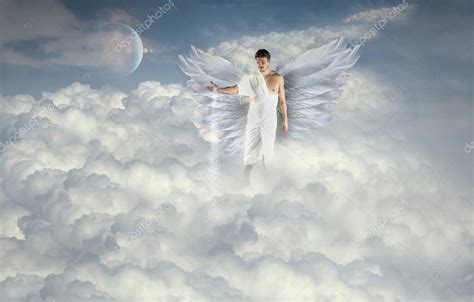 angel  making  clouds stock photo  cpemaphoto