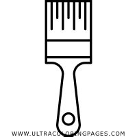 paint brush coloring page ultra coloring pages