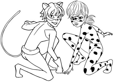 cat noir coloring pages theodoreminrangel