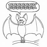 Halloween Coloring Bat Pages Drawings Bats Kids Cute Colouring Printable Print October Printables Colour Learn English Want Cartoon Smile High sketch template