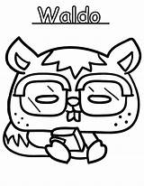 Moshi Pages Coloring Monster Monsters Waldo Moshlings Colouring Diavlo Getdrawings Getcolorings sketch template