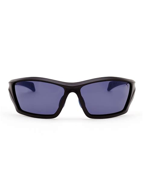 Lyst Puma Pu14701 Black Sport Wrap Sunglasses In Black