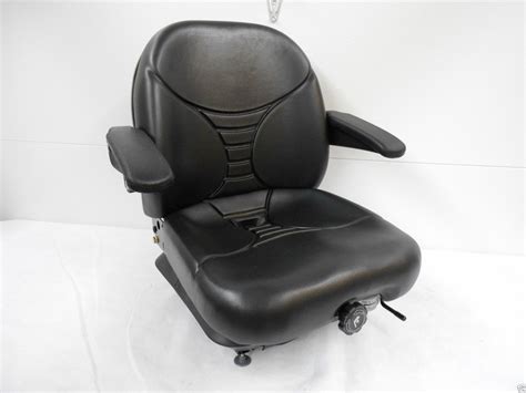 milsco  high  suspension seat wlumbar   michigan black seat talkingbreadcoil