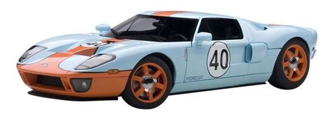 fs autoart ford gt gulf color    scale model car  japan ford gt gulf ford gt