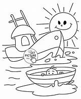 Coloring Pages Tugboat Kids Boats Wuppsy Getcolorings Color Boat Transportation Printables Colouring Choose Board Printable sketch template