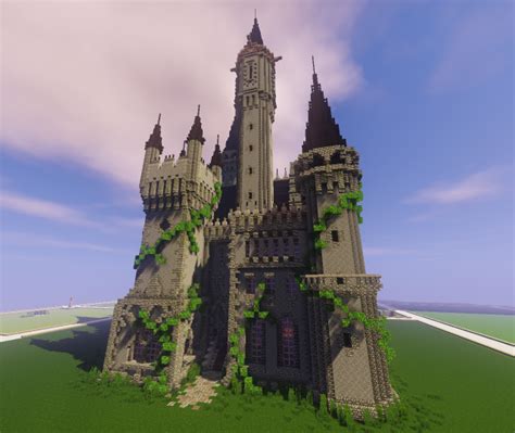 gothic castle    minecraft map