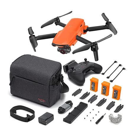 autel evo nano drona  premium bundle portocaliu fro fro