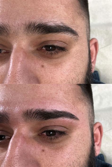 Mens Brow Clean Up Guys Eyebrows Waxed Eyebrows Brows