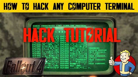 hack  computer terminal computer terminal fallout tips hacks