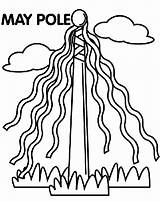 May Maypole Coloring Kids Pages Clipart Pole Beltane Crayola Norse Clip Sheets Myths Drawing Happy La Library Clipground Choose Board sketch template