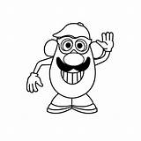 Patate Monsieur Coloriage Coloriages Imprimer sketch template