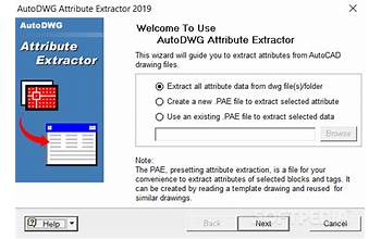 AutoDWG Attribute Extractor screenshot #0