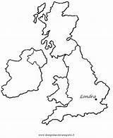 Cartina Unito Regno Angleterre Inghilterra Nazioni Bretagna Stampare Mappa Coloriages sketch template