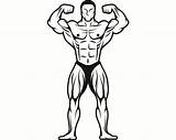 Bodybuilder Bodybuilding Pose Svg Weightlifting Hdclipartall Clipartmag Descripción sketch template