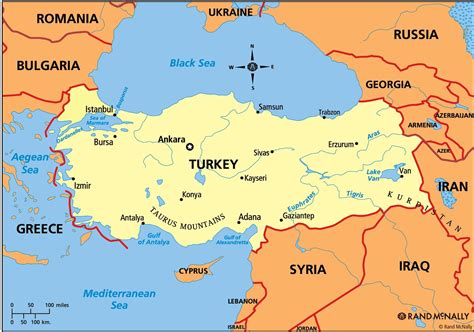 map  modern turkey istanbul  guide