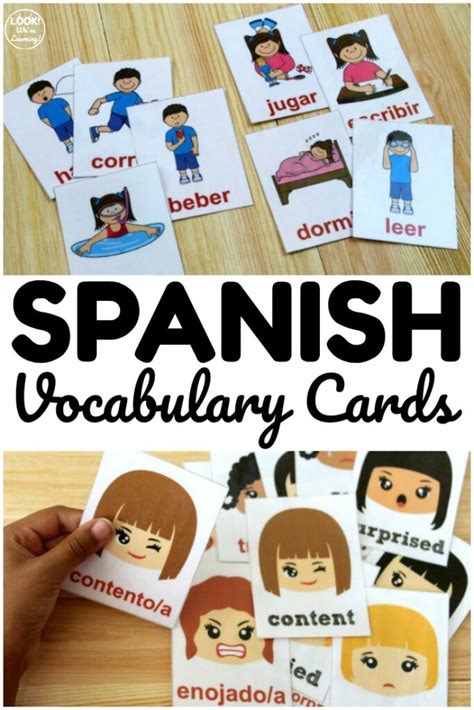 printable spanish flashcards  printable world holiday