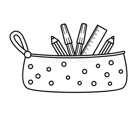 pencil outline stock illustrations  pencil outline stock